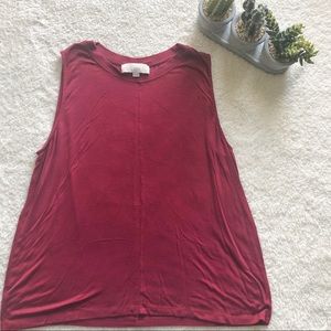 4 for $25 || Loft | Maroon Tank